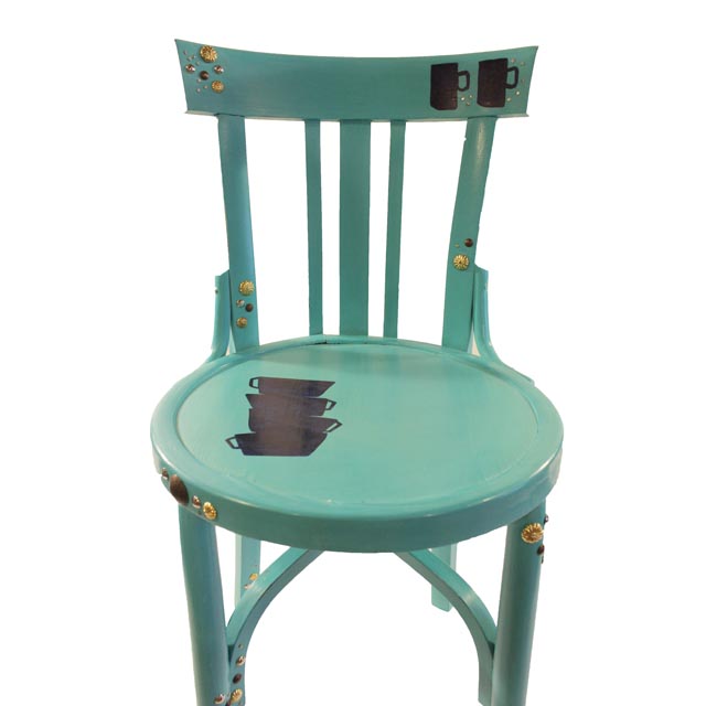 Taller ARtCO | Sillas cocina azules